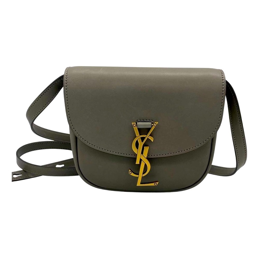 Ysl Kaia Small Satchel Crossbody Bag Grey With Gold H… Gem